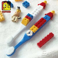 옥스포드 레고 블럭 아동용 칫솔 케이스형 걸이세트(4color) 유치원 신학기준비물
