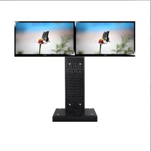 보인 LS-1 세로형2단 듀얼형 이동식 TV 거치대 TV 듀얼 스탠드 거치대 /브라켓/모니터 브라켓/티비 브라켓 R
