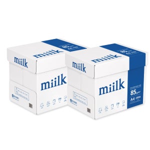 한국제지 밀크 85g A4 복사용지, 2BOX(5000매)