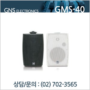 GNS GMS-40B/W 20W 패션스피커 2웨이 1개단위