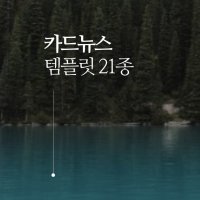 신상 ★ 카드뉴스 템플릿 PPT 원본 21종 (카드뉴스 제작)