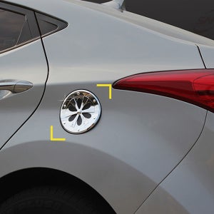 더뉴아반떼MD 주유구몰딩/익스테리어/크롬몰딩/주유커버/주유구덮개/(2014~)