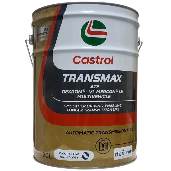 캐스트롤 트랜스맥스 ATF LV 적색 20L 5~9단 오토미션오일 ZF SP4M-1 덱스론6 멀콘LV 아이신 벤츠 BMW 100%합성유