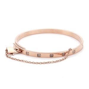 14k,18k 그레이 그랜드 락뱅글 팔찌(다이아몬드)