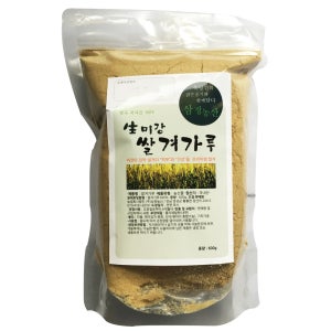 국내산 생 미강 쌀겨 팩 가루 600g