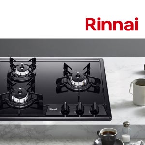 린나이 특판 3구 가스레인지 매립형 쿡탑 렌지 560x430 RBR-C3317DJ