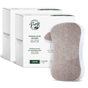 프로그 프랑스 프로샤인 탄냄비 수세미 6개입 X 2개