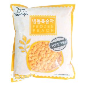 푸드야 냉동 복숭아 1kg/간식/디저트