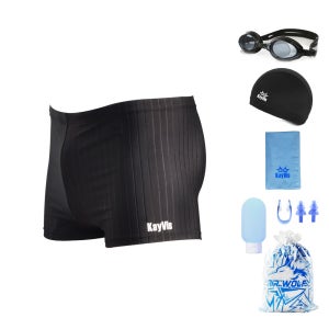 남성수영복 8종세트 실내 남자 사각 빅사이즈 수영장 강습용 KM400