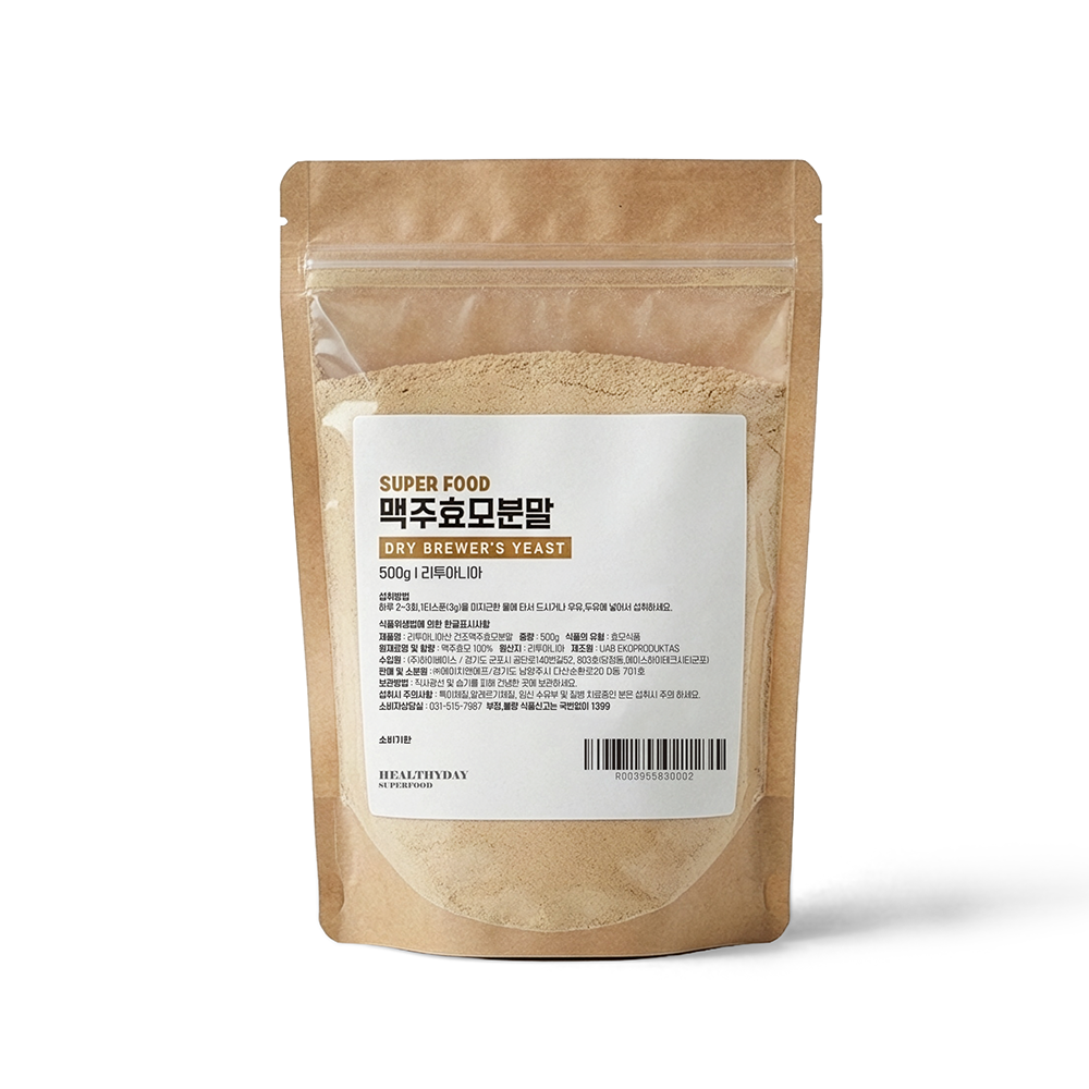 [3+1이벤트] 더리얼 <b>맥주효모</b> 리투아니아 건조 분말 가루 파우더 500g