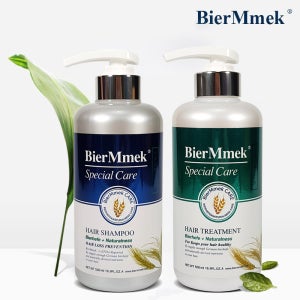 비어멕 맥주효모샴푸 탈모샴푸 식약처인정 탈모완화기능성 파마펌염색 손상모발 비오틴약산성 500ml