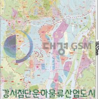 부산광역시 강서구 첨단운하물류산업도시 계획도(코팅) [2010년 12월]