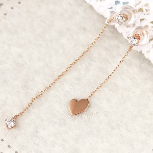 14k 하트언발 귀걸이
