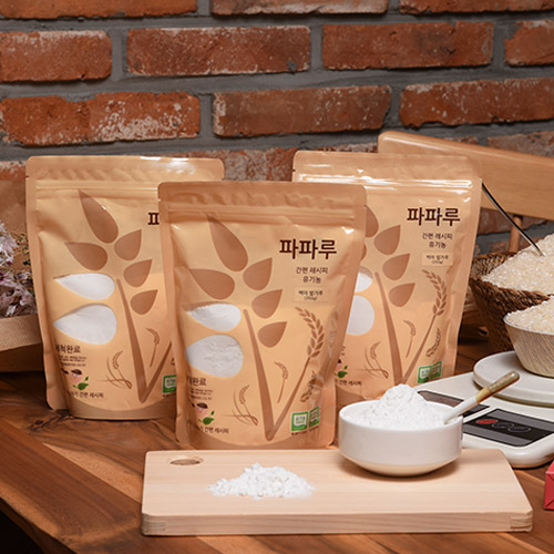 파파루 간편 레시피 유기농 쌀가루모음전