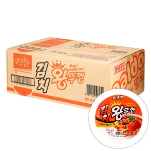 김치왕뚜껑(컵) 110G/팔도 BOX(18)