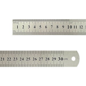 스틸자 30cm 스테인레스 쇠자 철자 학교 준비물 공업용 측정자