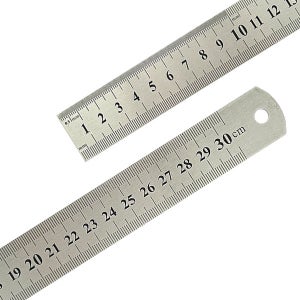 스틸자 30cm 스테인레스자 직자 철자 쇠자 자