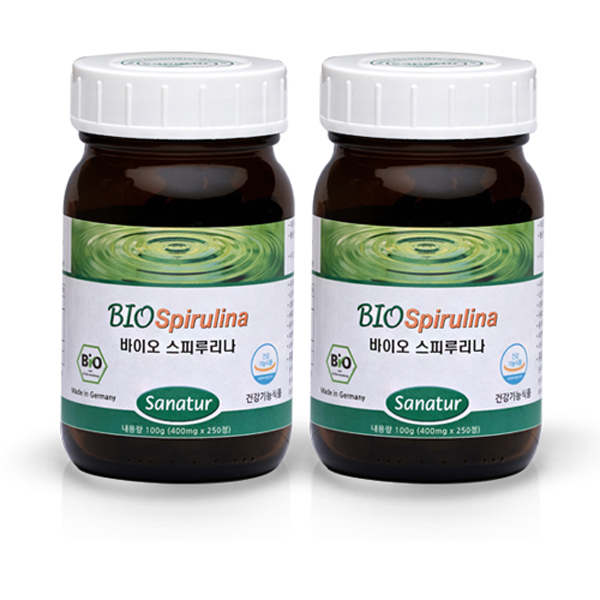 바이오<b>스피루리나</b> 400 mg 100g, 2개