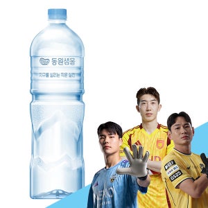 동원 무라벨 샘물 생수2L×36병