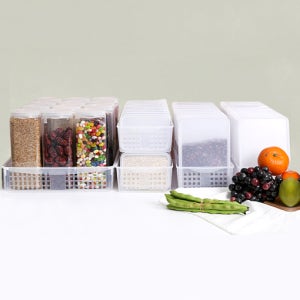 실리쿡 냉동실 올인원세트 냉장고 정리용기 소분용기