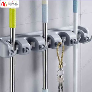 다용도 걸이 청소도구 마대 밀대 우산 홀더 보관함