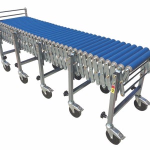 현대콘베어 자바라 컨베이어 CFB-4050 컨베어 롤러 폭43CM 길이5M