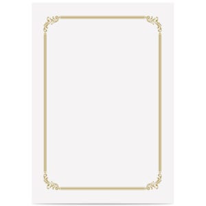 금박테두리상장용지 모음 A4 상장용지 100매