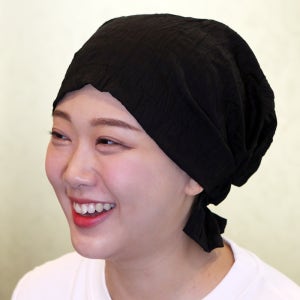 아사면 꼬리 항암모자