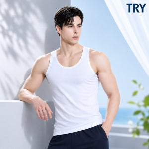 트라이 남자 런닝 아이스 에어후레쉬 1매 민소매 스포츠 남성 민소매 나시 기능성 메리야스