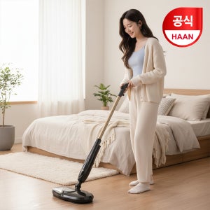 한경희 무선 물걸레청소기 아쿠아젯 AM-5600BM 자동 물분사 듀얼회전 바닥청소 가정용
