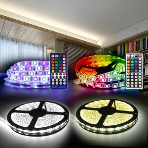 슬림LED바 세트 5M 12V RGB 스트립 무드등 간접조명