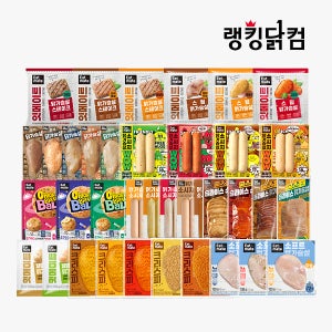 잇메이트 닭가슴살 50종 1팩 / 냉동 블랙페퍼 소세지 스팀 훈제