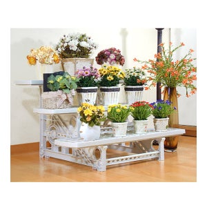 그린화분대 3단 / 화분정리대 다육이선반 플라스틱 선반