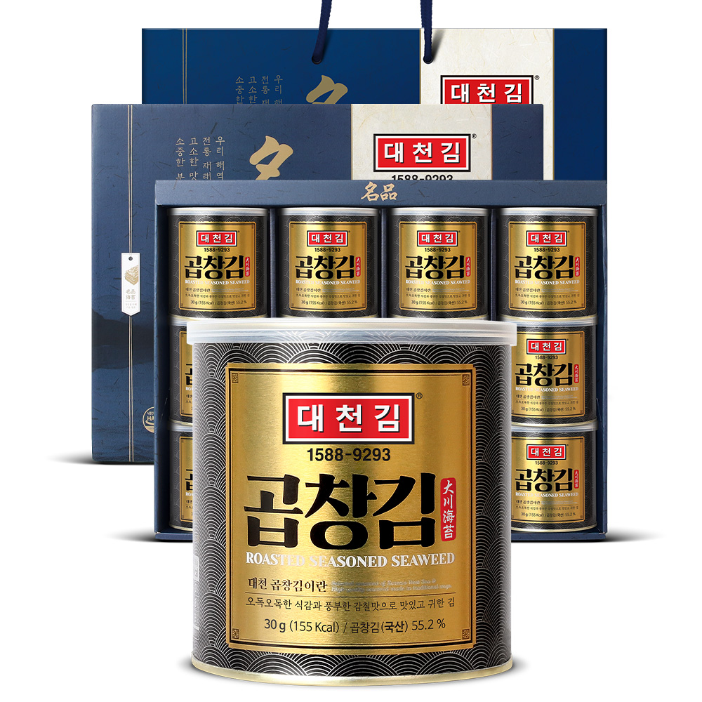 대천김 곱창김 캔김 30g 12캔 (47,840원) (무료)