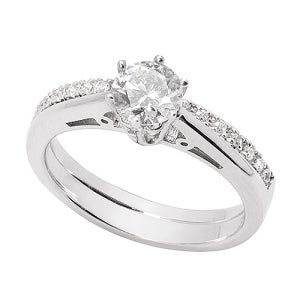 18K 빅토리아더블S 반지 (5부)