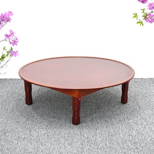 남원은행공방 밥상 원형 6인용 접이식 대가족상 900