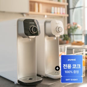 [자가설치] 퓨리얼 퓨온 직수정수기 PPA-100 화이트 (1년필터포함)+투명코크증정
