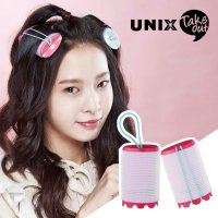 유닉스 테이크아웃 슈가롤 USB헤어롤 PW-5651RP(핑크)