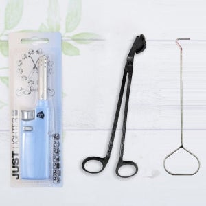 소이캔들 라이터(소)+디퍼+윅트리머심지 가위