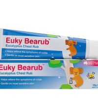 호주 유키베어럽 유칼립투스 체스트럽 50g/ 바르는 감기크림/ Euky Bearub Eucalyptus Chest Rub 50g