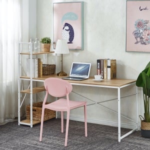 H자형 책상 컴퓨터 학생 철제 일자형 데스크 1200x600