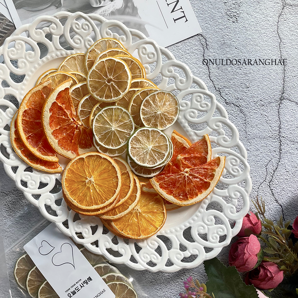 토닥토닥워터 내맘대로 레시피 건과일 레몬 말린건조과일 레몬녹차수 장미차 바크초콜릿 원데이칩스 과일칩 재료