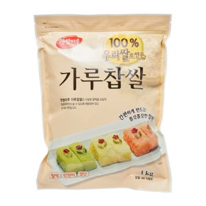 [햇쌀마루] 우리쌀 찹쌀가루(1kg/습식/수분약12%)