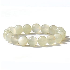 원석팔찌 3A급 화이트문스톤