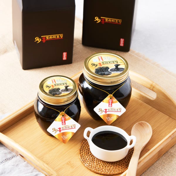99 홍도라지조청 470g 도라지청 홍도라지 약 도라지조청 수제 참융뜰