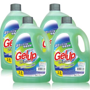 겔업 오리지날 액체세제 2.5L x 4개 총10000ml 세탁 세제