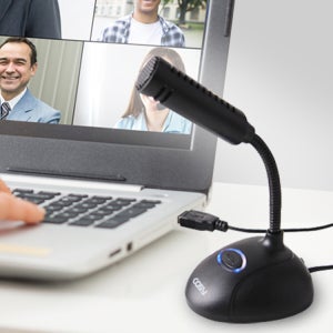 코시 인터넷방송 USB 스탠드마이크 녹음용 방송용 화상회의 컴퓨터마이크 MK1220UB