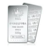 [한국표준금거래소] 999.9% 순은 실버바 500g