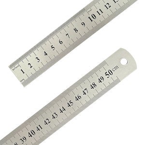 스틸자 50cm 스텐레스자 직자 철자 쇠자