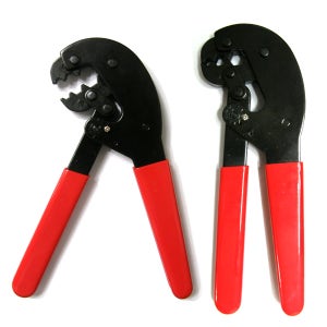 동축케이블 RF BNC 5C 방수 커넥터 압착툴 전선 압착 공구 터미널 케이블 단자 압착기